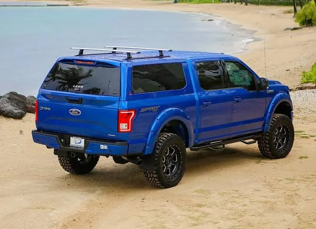 LEER F150 Truck Topper | Premium Fiberglass Cap for Ford F-150